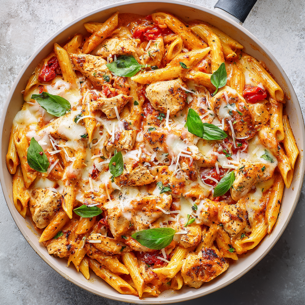 You are currently viewing Chicken Mozzarella Pasta – The Ultimate Comfort Food You’ll Make Again and Again
