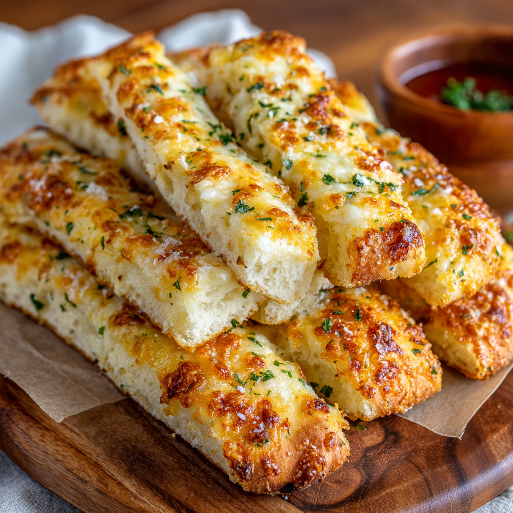 You are currently viewing Cheesy Garlic Breadsticks: The Ultimate Homemade Recipe Guide