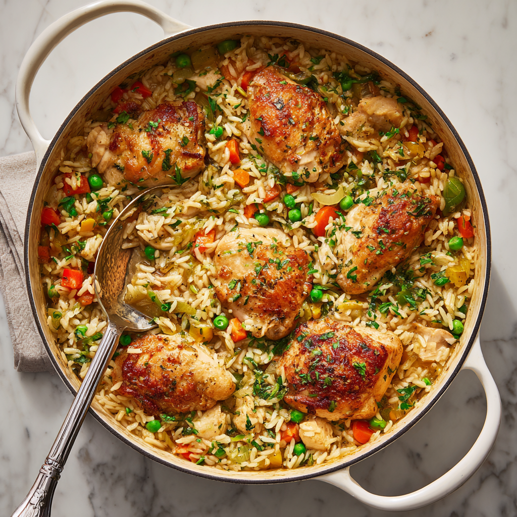 You are currently viewing One-Pot Chicken and Rice