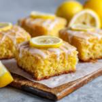 Easy Lemon Brownies Recipe (Soft, Fudgy & Bursting With Citrus Flavor)