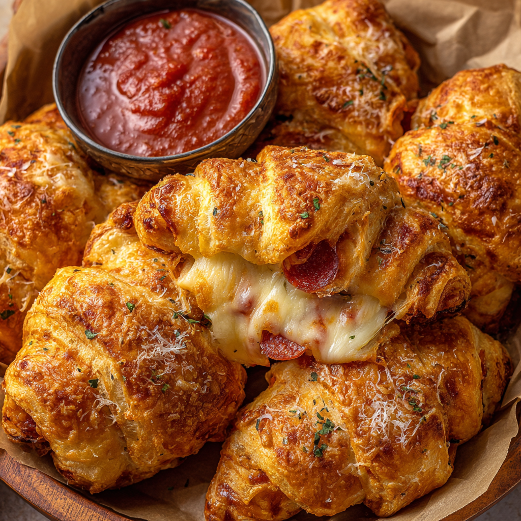 You are currently viewing Mozzarella Pepperoni Croissant Rolls (Ultimate Easy Cheesy Snack Guide)